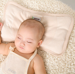 宝宝枕头0-3岁四季款初生儿纠正防偏头婴幼儿荞麦定型枕彩棉精品