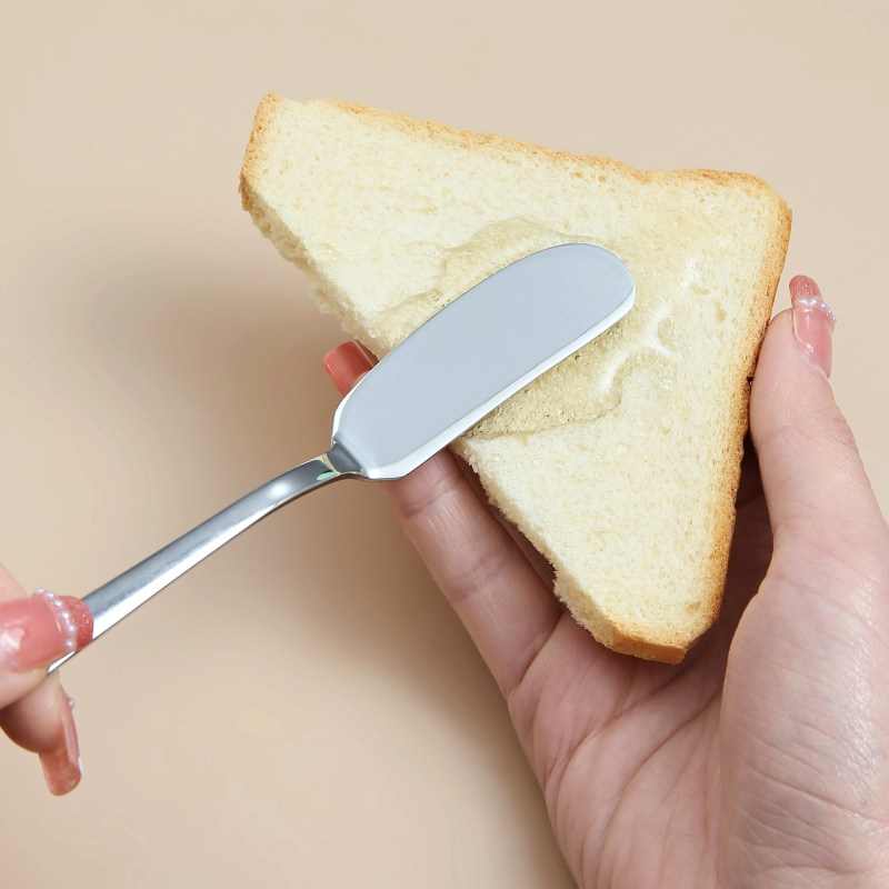 新品不锈钢黄油刀日式牛油刀奶酪甜品抹酱刀涂抹刀果酱