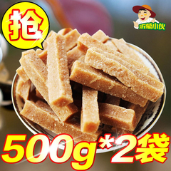 【天天特价】山楂条500g*2袋 山楂球卷糕 农家制作山楂制品山楂片