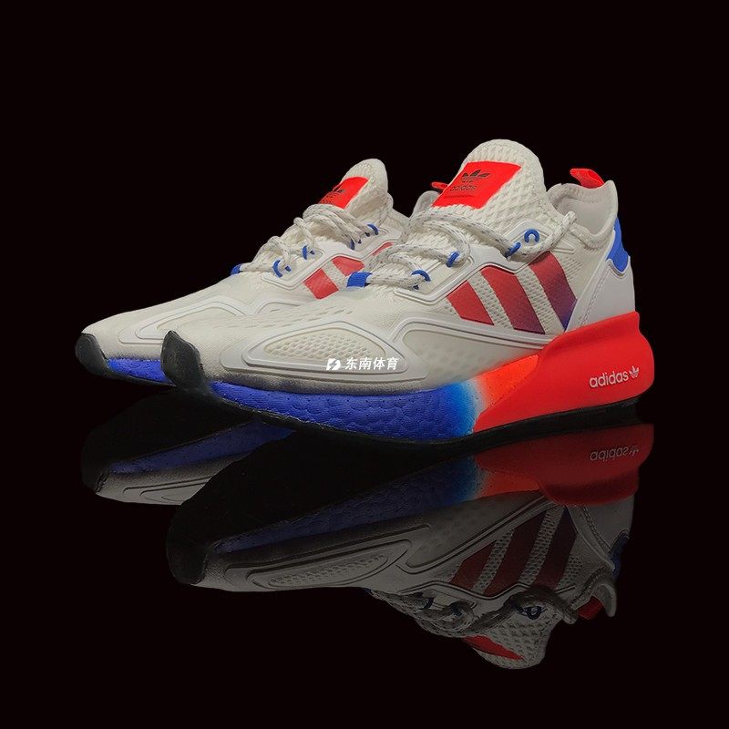 阿迪达斯 三叶草 zx 2k boost 男女缓减网面跑步鞋 fv9996 fz