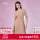 乔万尼商场同款夏新品100%真丝连衣裙31mm重磅桑蚕丝裙子EM2E760