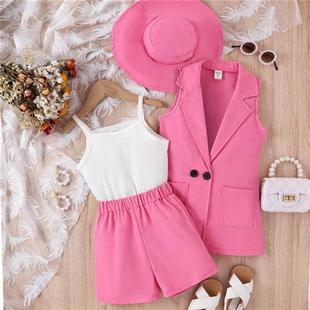 4pcs set Kids Girl Baby Clothes Children Girls For Summer 24