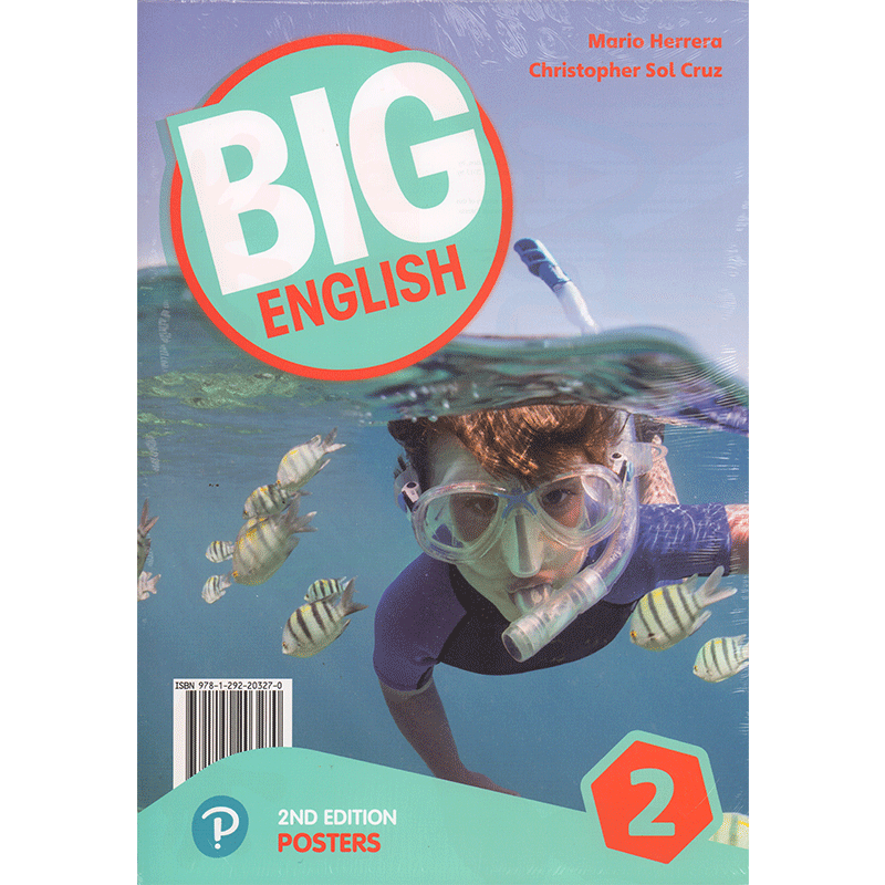 包邮培生英文原版进口朗文少儿美语旗舰课程bigenglish第二版教师挂图