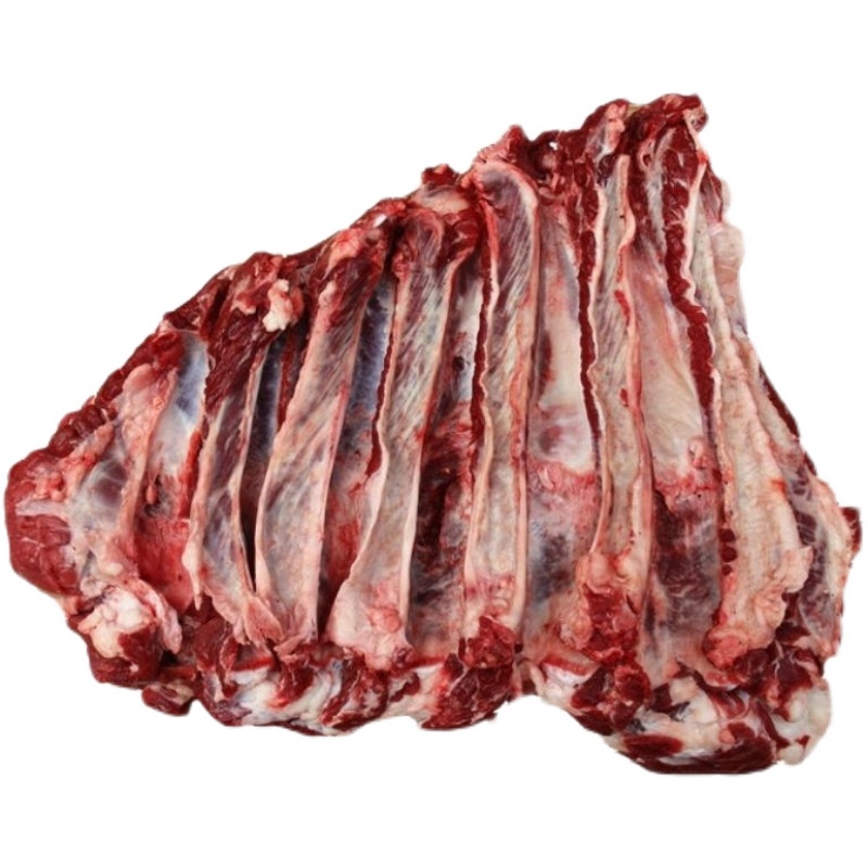 带骨牛肋条肉新鲜5斤牛排肉内蒙古呼伦贝尔牛肉清真黄牛整块肉5斤