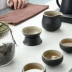 Bộ ấm trà gốm Kung Fu Bộ đồ gốm trà đen Rò rỉ trà Fair Cup Bộ lọc Bộ lọc không phù hợp Bộ lọc tách trà - Trà sứ
