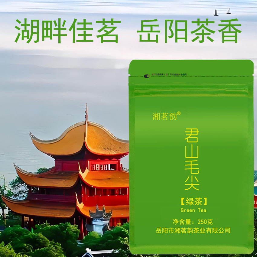 2024新茶君山毛尖绿茶品质款耐泡春茶袋装礼盒装湖南岳阳特产