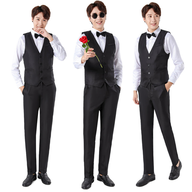 伴郎服兄弟装马甲结婚伴郎团礼服搞笑创意男士伴郎服衬衫西式秋冬