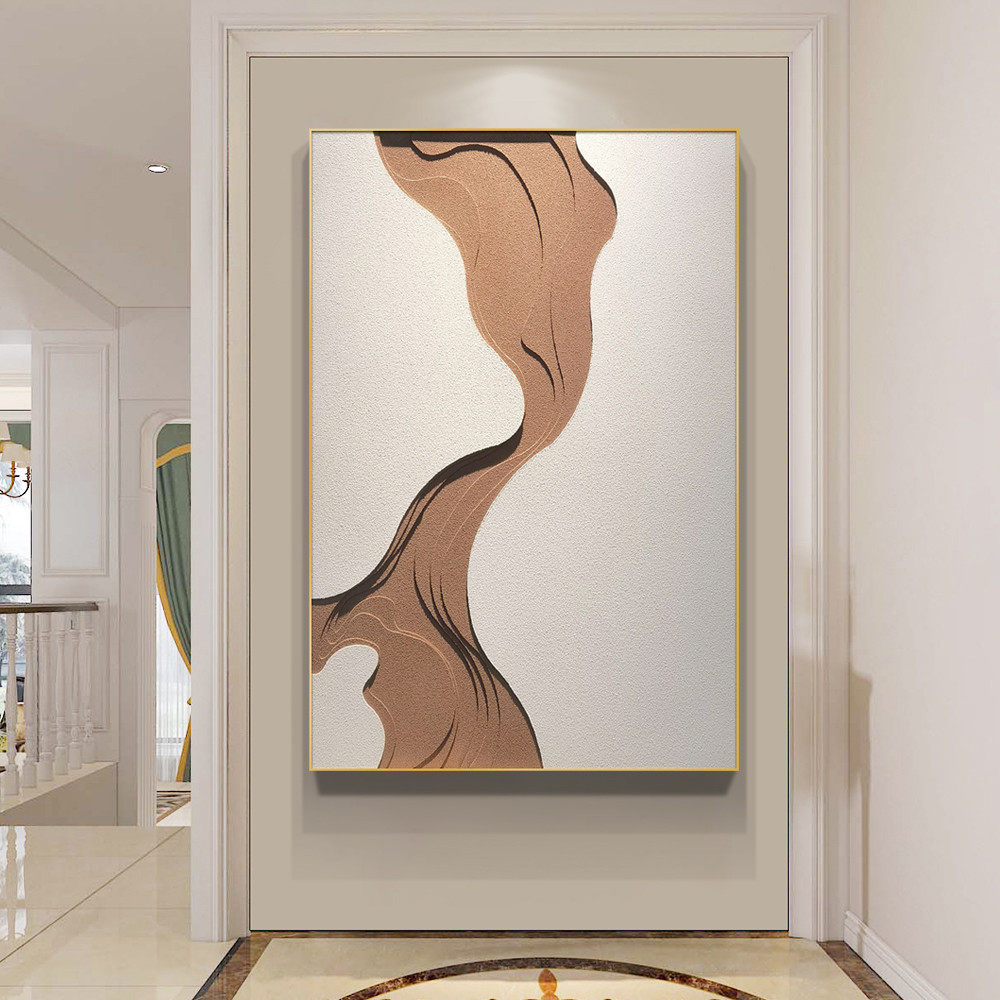 简约现代新款抽象创意雕刻玄关装饰画沙发背景墙挂画餐厅客厅壁画