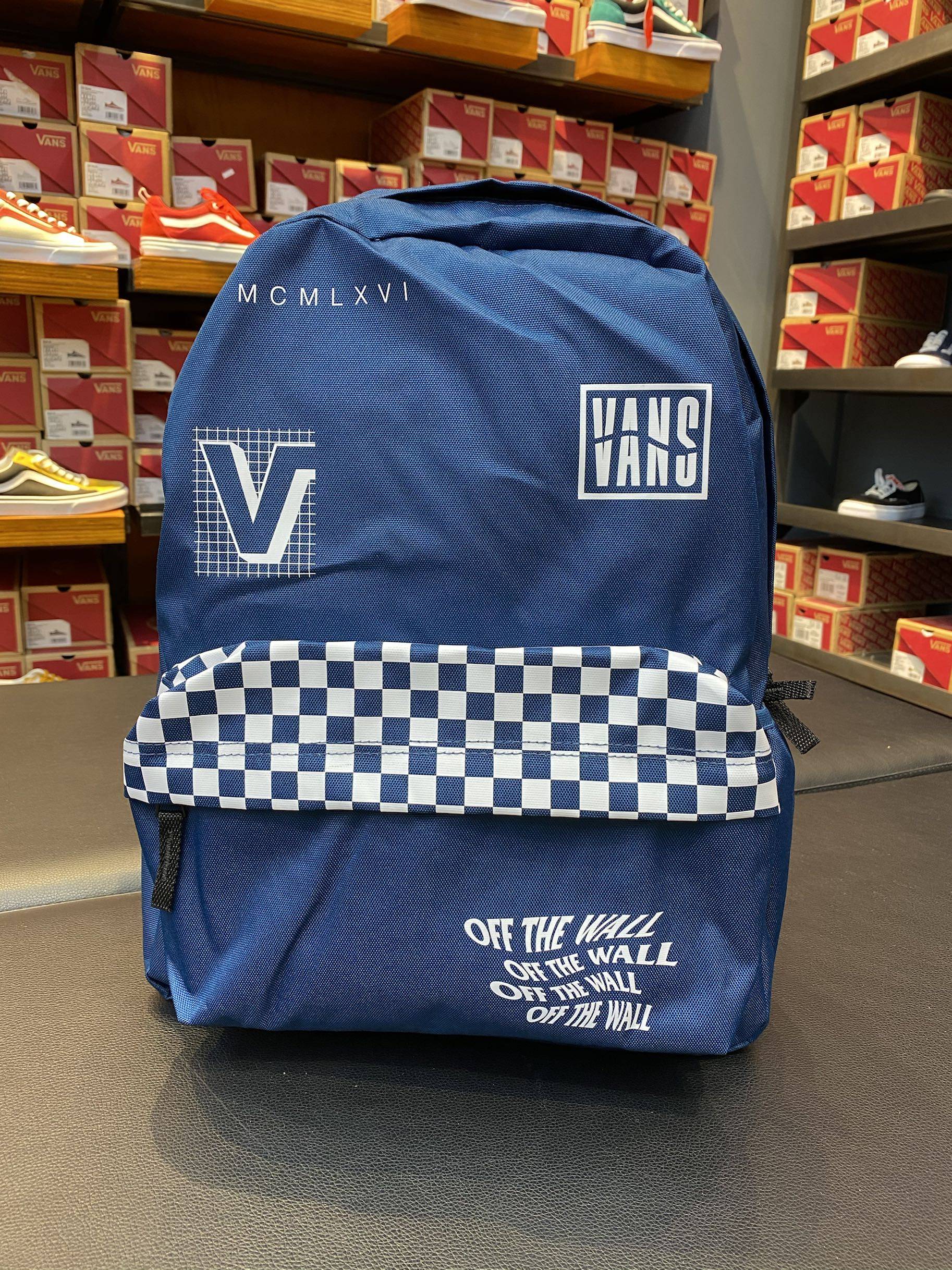 vans范斯 情侣款运动休闲双肩背包书包 vn0a49zjt7b——vans026仓库.