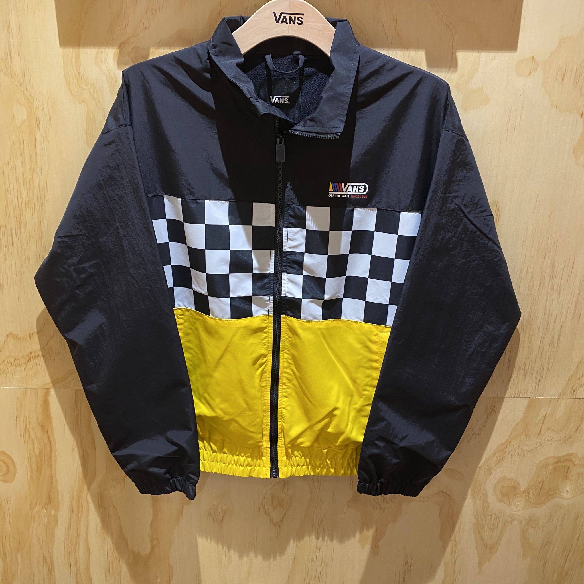 vans范斯 新品男子棋盘格校园风夹克 运动休闲外套 vn0a4urp85w