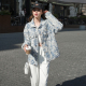 复古牛仔外套女2025秋季新款韩版宽松设计感小众港风chic炸街上衣
