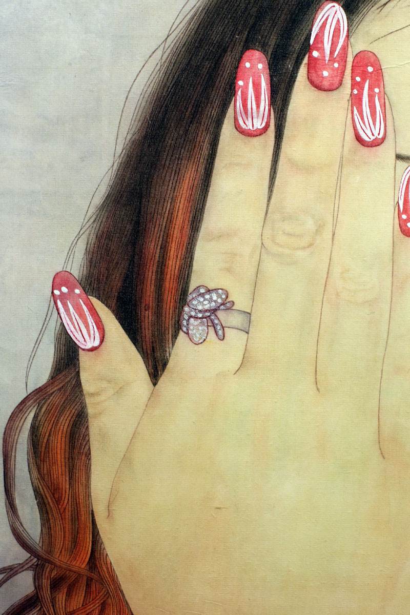 陶然 少女手指系列一 大千画廊