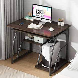 电脑桌台式家用办公桌子简易书桌学生学习写字卧室小户型出租屋用