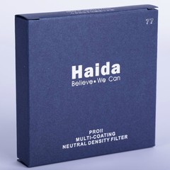 Haida超薄PROII 多层镀膜减光镜 中灰镜ND0.9, 8x, 37-77 82mm