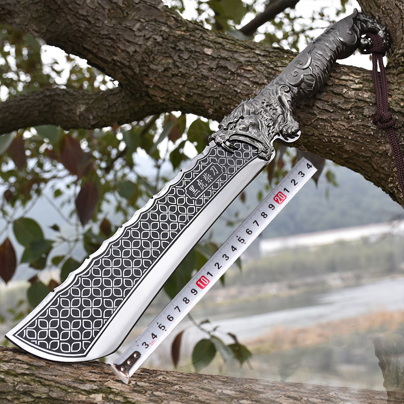 龙泉市手工锻打不锈钢虎头装具砍骨菜刀斩骨菜刀锋利户外厨房家用