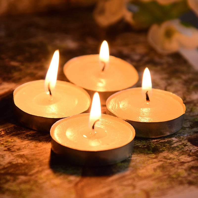 无色无味香薰蜡烛 香薰炉蜡烛无烟 浪漫创意小蜡烛 茶蜡