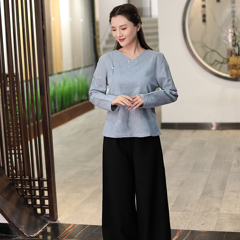 婵服装女禅意中式