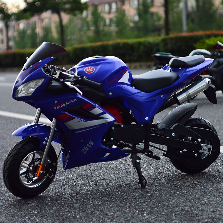 厂新儿童小型摩托车二四冲程中号迷你小赛跑车小摩托机车49cc50促