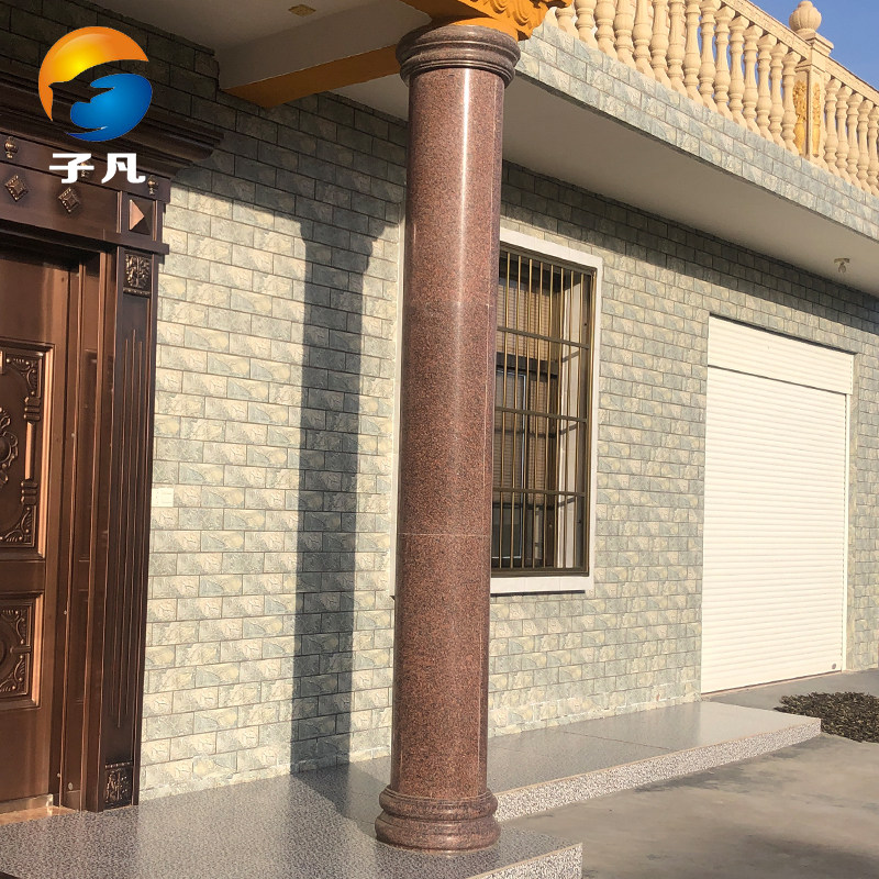 罗马柱装饰造型石柱子圆柱空心包裹户外花岗岩大理石大门石材石雕