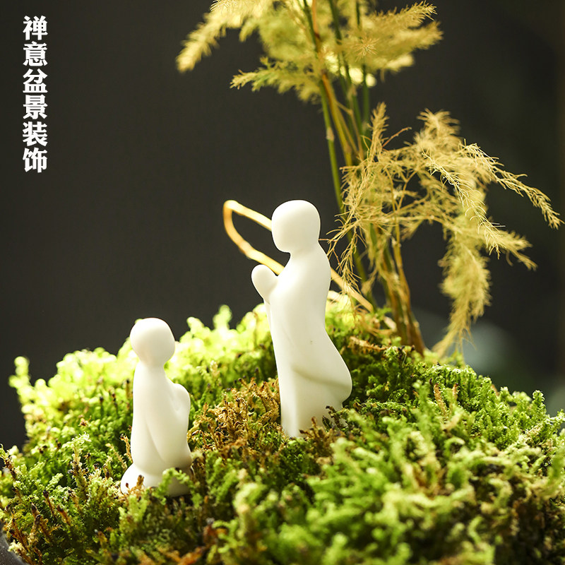 盆景摆件人物