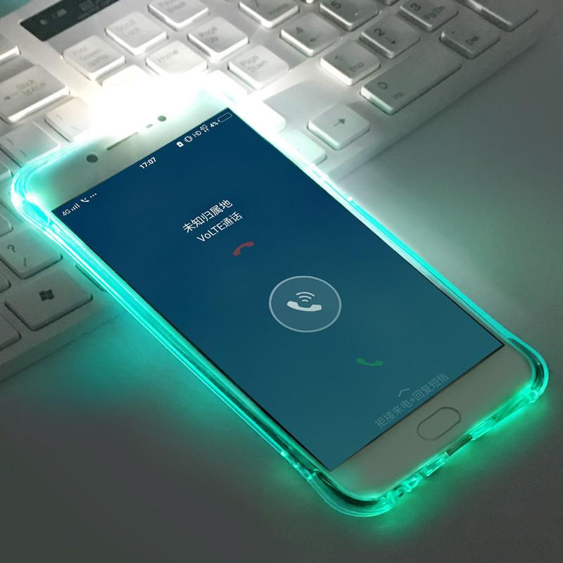 oppor9s来电闪手机壳r9plus创意个性潮男r9透明