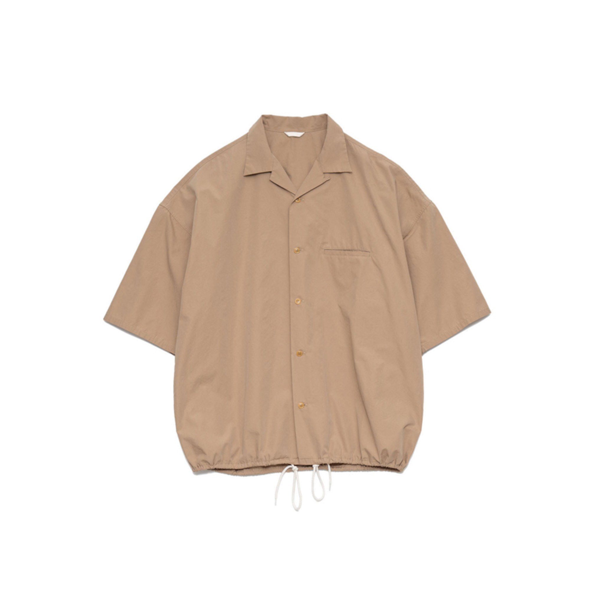 自产 X nanamica 23SS Wind Shirt复古日潮简约廓形宽松短袖衬衫