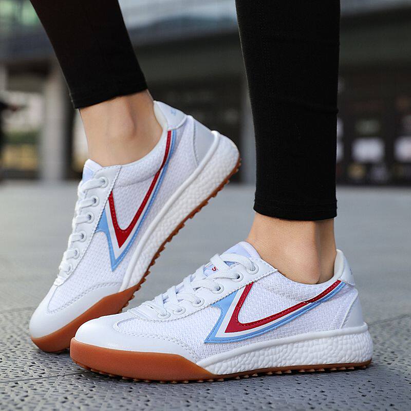 回力经典帆布排球鞋男轻便训练防滑男鞋低帮透气学生体考运动鞋女