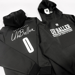 UHBALLER美式篮球运动球队训练服跑步外套连帽衫长裤套装定制印字