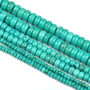 Myatou DIY handmade jewelry accessories Crystal turquoise disc beads across the Pearl loose beads semi-finished products