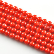 Myatou Crystal Red beads of lapis lazuli, semi-finished products of DIY accessories material loose Beads Bracelet Red Bell