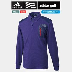 高吉正品 adidas N56181 高尔夫 长袖 T恤 Polo衫 日本限量版