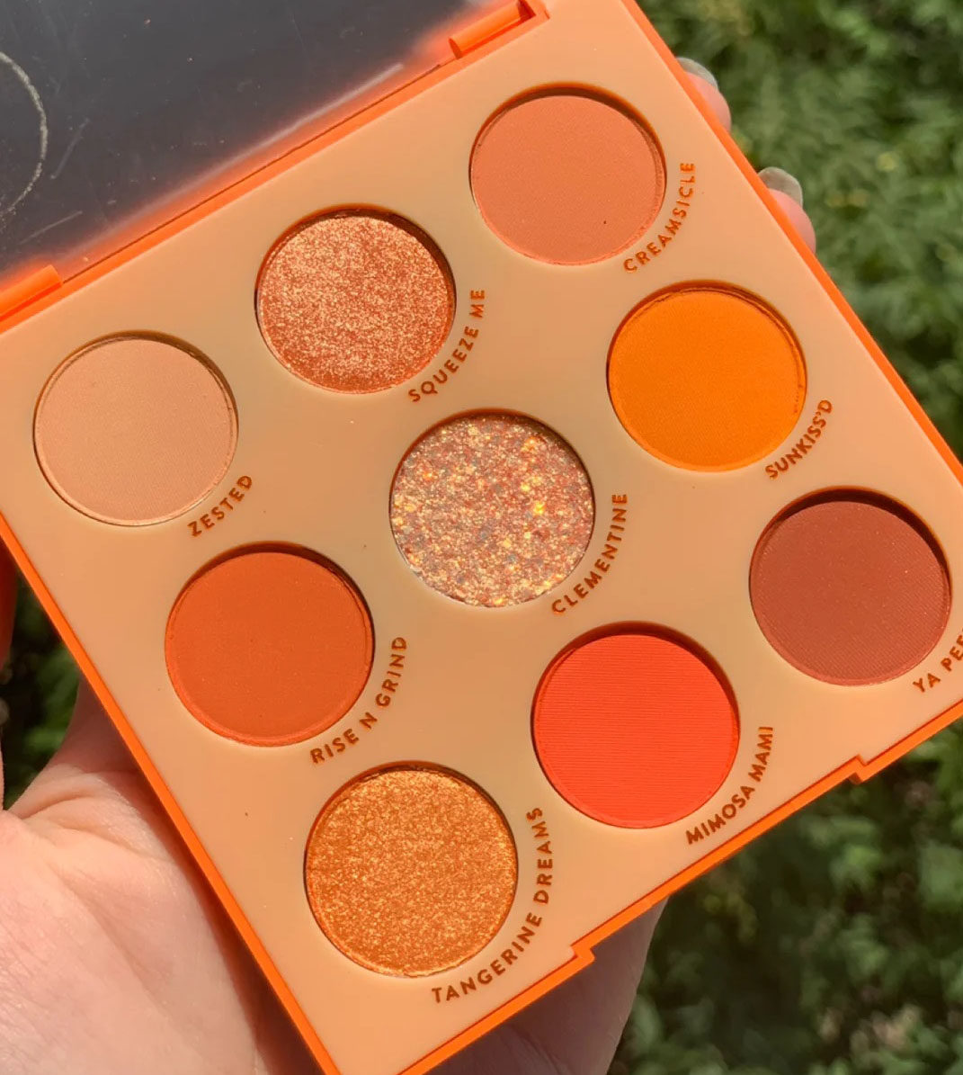 橘色眼影单色橙色眼影盘橘色系橘子汽水哑光南瓜色胡萝卜抖音网红