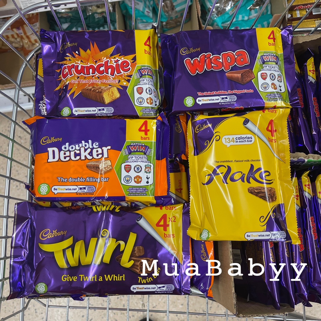 现货 英国Cadbury吉百利巧克力棒巧克力饼干威化蛋糕卷