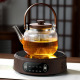 玻璃煮茶壶2024新款泡茶烧水壶耐高温围炉蒸煮茶器电陶炉茶具套装