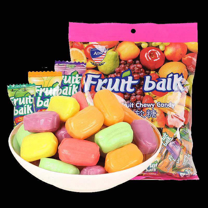 adm果超软糖马来西亚进口fruitbaik水果瑞士喜糖果小零食散装网红