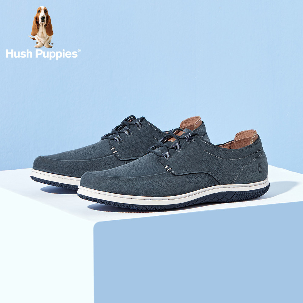 【商场同款】暇步士商务休闲男绑带黑色男鞋2020春b2f09am0