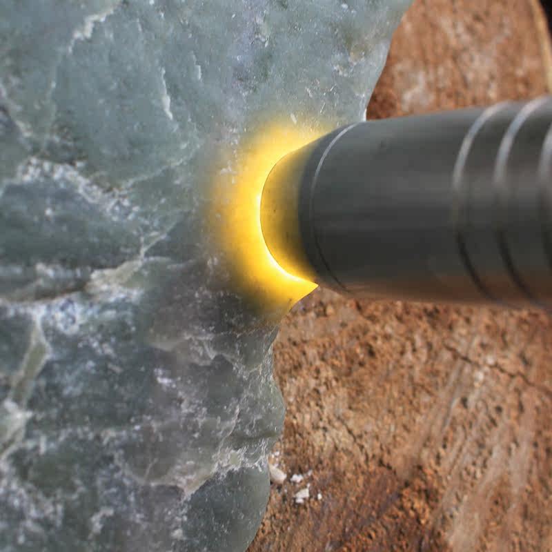 天然青海昆仑玉黄口山料原石十公斤摆件雕刻山子均可油性好肉细腻