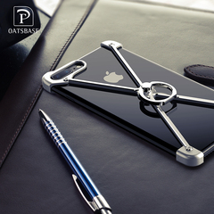 苹果7plus防摔保护套iPhone7金属边框手机壳个性创意指环潮新款