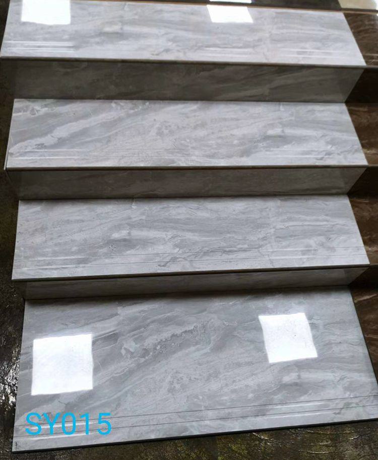 通体大理石瓷砖一体式台阶楼梯砖470x1200防滑踏步阶梯砖耐磨地砖