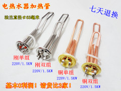 全铜不锈钢万和万家乐希贵热水器加热管电热管发热管220V/1500W