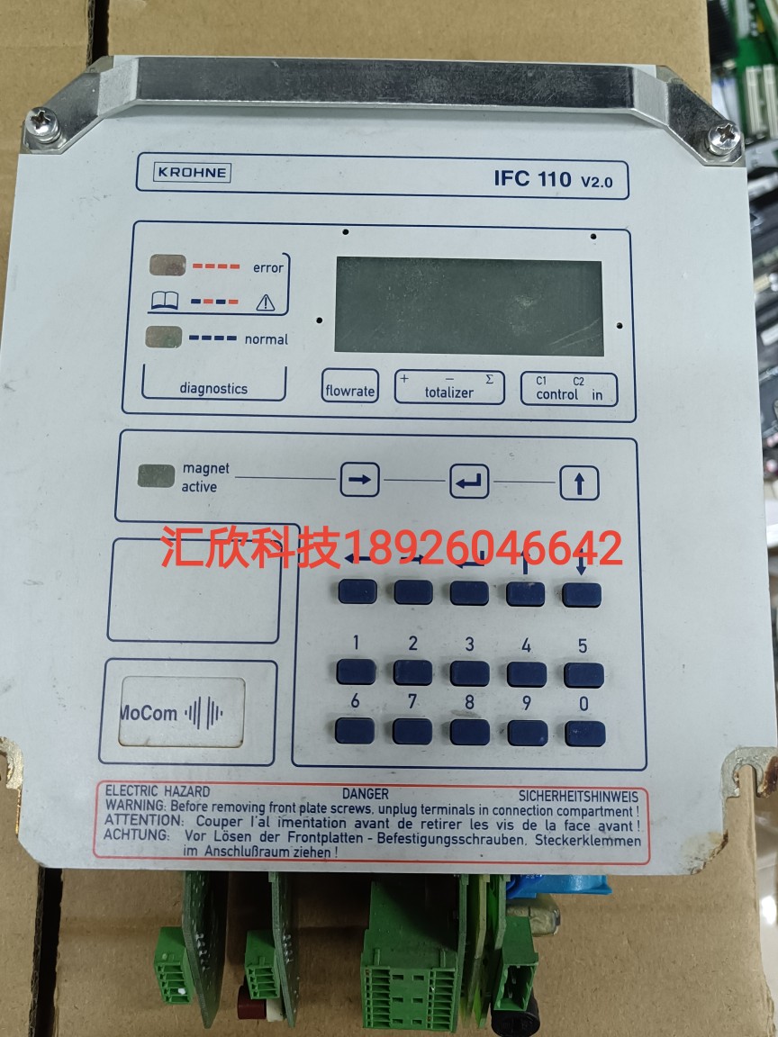 KROHNE科隆 IFC110电磁流量计转换器 拆机包好 现货