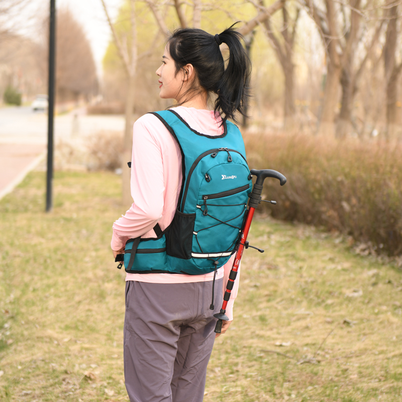 户外越野跑步背包男女马拉松水袋运动透气骑行双肩包多功能登山包