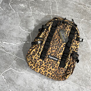 豹纹 supreme 20fw backpack 双肩包 书包 运动包 包