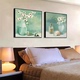 卧室装饰画现代简约温馨床头挂画主卧双联酒店客房房间背景墙壁画