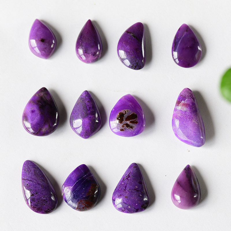 舒俱来苏纪石裸石可镶嵌吊坠 星际蓝颜色紫色成色都有 可选可定制