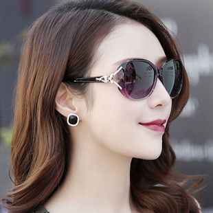 2024女士新款防紫外线时尚优雅偏光太阳镜防晒开车高级感墨镜高清