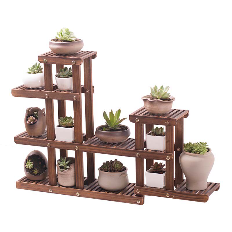 花架子多层室内特价实木落地式阳台客厅多肉小花架窗台飘窗花盆架