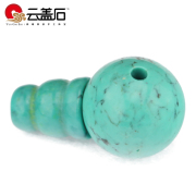 Yun Gaishi turquoise Shi Sanzhu beads tee Buddha stupa handmade jewelry DIY bracelet bracelets beads accessories