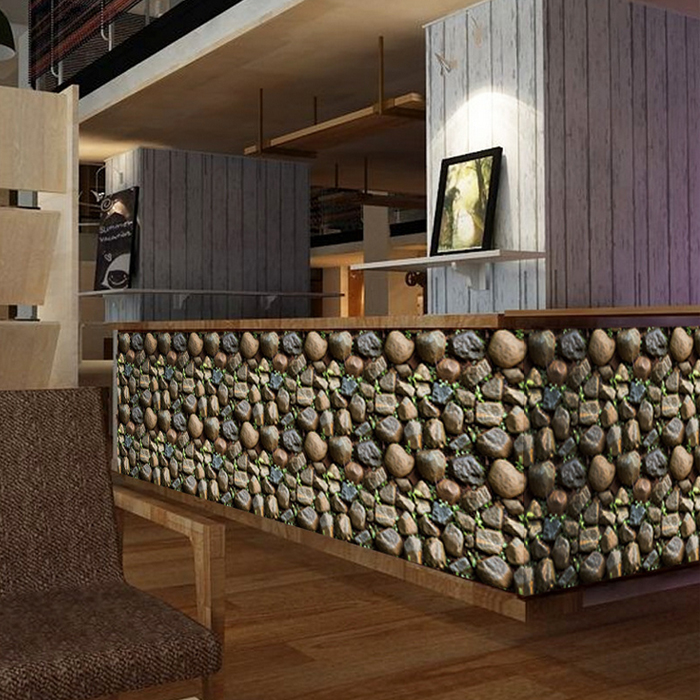 自贴3D立体仿真石头壁纸酒吧台装修走廊壁画墙面贴画家装自粘墙纸在类目 家居饰品, 贴饰, 墙贴中 - 来自Buy2taobao.com提供专业的淘宝代购服务