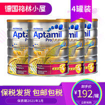 【保税】澳洲爱他美Aptamil白金版4段四段婴儿奶粉有二三段 4罐装